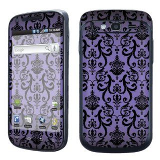 Samsung Galaxy S Blaze 4G SGH T769 Vinyl Decal Protection Skin Purple Vintage Flow: Cell Phones & Accessories