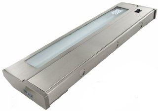 American Lighting 043X 3 BS Hardwired Xenon Under Cabinet Lighting, Brushed Steel, 32 Inch   Under Counter Fixtures  