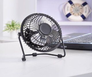 Mini High Velocity Super Mute Personal USB Fan Cooling Cooler Metal Fan For PC Laptop Desktop: Computers & Accessories