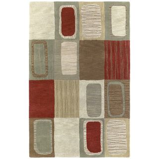 Lawrence Multicolored Dimensions Hand tufted Wool Rug (96 X 13)