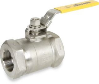 Sharpe Valves 50F767 Series Stainless Steel 316 Ball Valve with Stainless Steel 17 4PH Stem, Two Piece, Inline, Lockable Lever Handle, NPT Female: Industrial Ball Valves: Industrial & Scientific