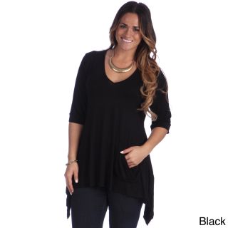 24/7 Comfort Apparel Womens Plus Size Tunic Top