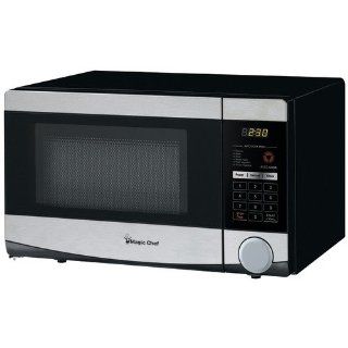Magic Chef Mcd770st1 .7 Cubic Ft 700 Watt Microwave With Digital Touch (Stainless Steel/Black Cabinet): Kitchen & Dining
