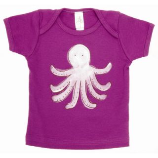 Alex Marshall Studios Octopus Lap T Shirt in Purple LT cPuOc Size: 3 6 Month