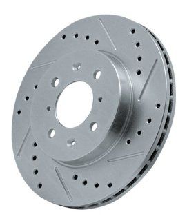 Power Stop JBR712XR Cross Drilled and Slotted Performance Brake Rotor   Right: Automotive