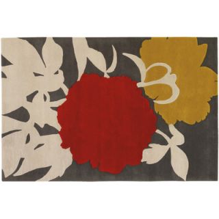 Thomas Paul Tufted Pile Red/Gris Peony Rug T PERG Rug Size: Round 8
