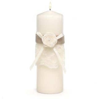 Hortense B. Hewitt Rustic Country Unity Candle