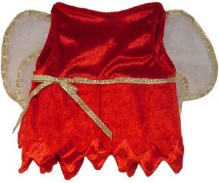 803   Red Velvet Fairy Clothes for 14"   18" Stuffed Animals and Dolls: Toys & Games