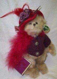 Bearington Red Hat Bear Duchess of Plume #1851: Toys & Games