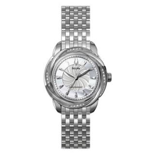 Ladies Bulova Brightwater Precisionist Diamond Accent Watch with