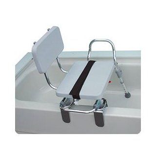 Tub Mount Sliding Transfer Bench with Swivel Padded Seat   Model 559266: Health & Personal Care