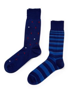 Colorblock and Solid Socks (2 Pack) by Punto