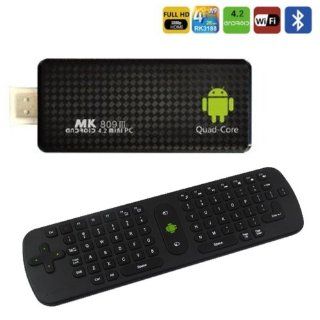 KingMansion MK809iii Newest Version Android 4.2.2 RK3188 Quad Core Mini Pc TV Box 2G RAM 8G Rom UP to 1.6GHZ,Mali 400MP4 Support External 3g and OpenGLES2.0/1.1 and OpenVG1.1 + 2.4GHz Air Wireless air Fly Mouse: Computers & Accessories