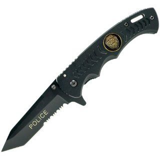 Whetstone Cutlery's Tanto Enforcer Police Knife with Clip Folding Pocket Knife : Hunting Folding Knives : Sports & Outdoors
