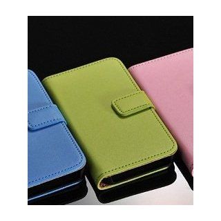 Leather Wallet Stand Design Case Cover Credit Card Holder for Apple iPhone 5 & 5S : Business Card Holders : Office Products