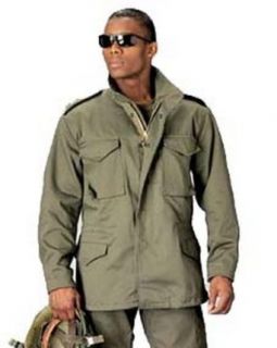 M 65 Field Jacket Olive Drab: Military Coats And Jackets: Sports & Outdoors