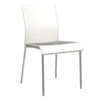 Calligaris Easy Chair CS/212 LH_P Seat Finish: Optic White, Frame Finish: Sat