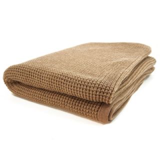 Pur Modern Schindler Thermal Knit Throw CTTHER 101 Color: Mocha Heather