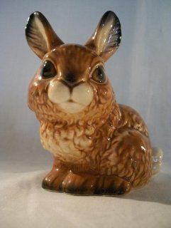 Vintage Goebel W. Germany Brown Bunny Rabbit Porcelian Figurine (34 816 09) : Collectible Figurines : Everything Else