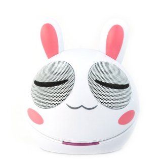 iKross 3.5mm Bunny Portable Mini Stereo Speaker for Blackberry, iPhone, iPod, iPad, Smartphone, Tablets, Cell Phone: MP3 Players & Accessories