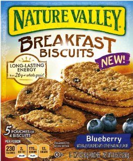 Nature Valley Breakfast Biscuits, Blueberry, 8.85 Ounce  Biscuits Gourmet  Grocery & Gourmet Food