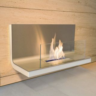 Radius Design Wall Flame Bio Ethanol Fireplace 1*536 Finish: Matte / White  Body