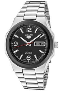 Seiko SNKK61K1  Watches,Mens Automatic Stainless Steel with Black Dial, Casual Seiko Automatic Watches