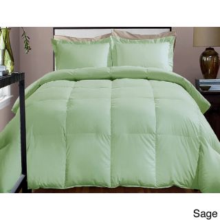 Hotel Grand Hotel Grand 600 Thread Count Down Alternative Comforter Green Size Twin