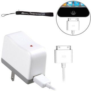 eBigValue: White Apple Approved Durable Home Wall Charger Adapter for New Apple iPod Touch 4 ( 4th Generation 8GB, 16GB, 32GB ): Cell Phones & Accessories