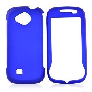 for Samsung Reality U820 Rubberized Hard Case BLUE: Cell Phones & Accessories