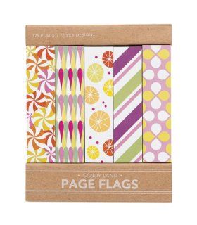 Candy land Page Flags : Sticky Note Pads : Office Products