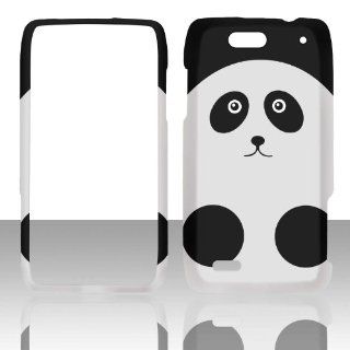 2D Panda Design Motorola Droid 4 / XT894 Case Cover Phone Hard Cover Case Snap on Faceplates: Cell Phones & Accessories
