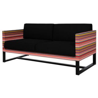 Mamagreen Stripe 2 Seater Sofa with Cushion MSC4BR/MSC4WG Mesh: Red Barcode, 