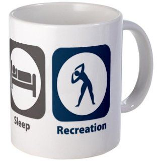 CafePress Eat Sleep Recreation Mug   Standard: Kitchen & Dining