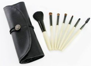 En'da Vintage 7pcs Makeup Brush, cosmetic Brushes Set Essential Brushes, black : Beauty