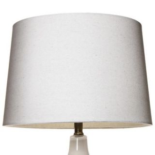 Threshold Linen Metallic Lamp Shade   White Large