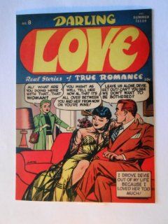 Darling Love #8   Real Stories of True Romance   I Drove Devie Out of My Life Because I Loved Her Too Much!   Harry Lucey   Archie Comics   Summer, 1951   Comic Cover Postcard Print: Everything Else
