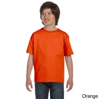 Gildan Gildan Youth Dryblend 50/50 T shirt Orange Size L (14 16)
