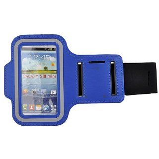 NEEWER Neoprene Running Sports Gym Jogging Armband Case Bag for Samsung Galaxy S3 SIII i9300 Mini I8190 (Blue) Cell Phones & Accessories