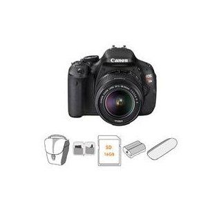 Canon EOS Rebel T3i DSLR Camera/ Lens Kit, with Canon EF S 18 55mm IS II Lens, 16 GB SD Memory Card, Camera Bag, Spare LP E8 Lithium Ion Rehargeable Battery, USB 2.0 SD Card Reader, Cleaning Kit   FREE: Red Giant Adorama Production Bundle for PC/Mac a $599