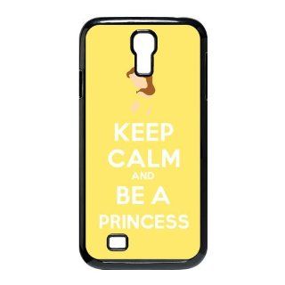 Custom Personalized Fancy Keep Calm And Be A Princess Cover Hard Plastic SamSung Galaxy S4 I9500 Case: Cell Phones & Accessories