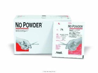 Ansell 8605   No Powder Latex, Powder Free Surgical Gloves, Cream, Sz 7.5, 50pr/bx, 4bx/cs: Health & Personal Care