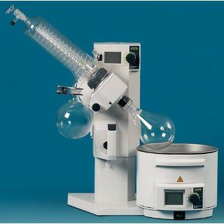 Buchi Rotavapor 23123C120 R 215 Series Rotary Evaporator with Display, 29/42 Standard Taper Joint, Glass Assembly C with Plastic Coating, with V 855 Vacuum Controller, without Valve Unit, 100 120V: Science Lab Rotary Evaporators: Industrial & Scientifi