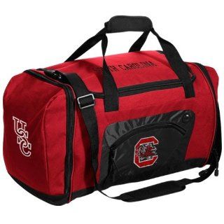 NCAA South Carolina Gamecocks Roadblock Duffel Bag   Garnet/Black: Office Products