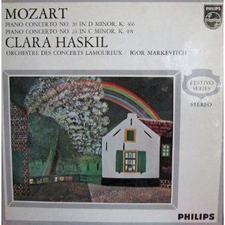 Mozart   Piano Concerto No. 20 in D Minor, K. 466 and Piano Concerto No. 24 in C Minor, K. 491: Mozart, Igor Markevitch, Clara Haskil: Music