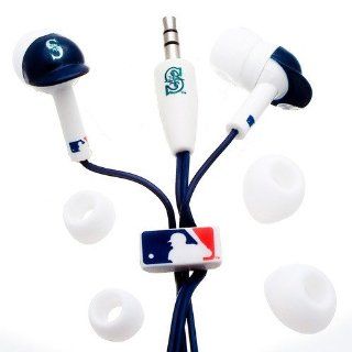 Seattle Mariners Navy Blue White Team Logo Helmet Earbud Headphones : Baseball And Softball Socks : Sports & Outdoors