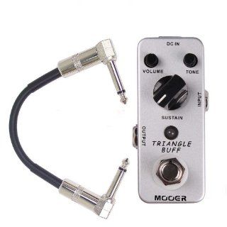 Mooer Triangle Buff Fuzz Guitar Effect Pedal w/Patch Cable Musical Instruments