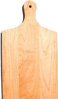 Wooden Paddle/Sandwich/Snack Board   15" x 8": Kitchen & Dining