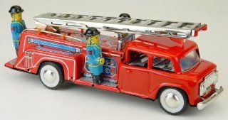 Tin Fire Truck with sound   Reproduction: Toys & Games