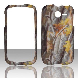 2D Camo Branches Huawei Ascend Y M866 TracFone , U.S.Cellular Case Cover Hard Phone Case Snap on Cover Rubberized Touch Faceplates: Cell Phones & Accessories